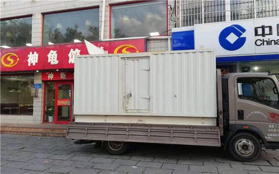 长征镇出租发电机施工案例